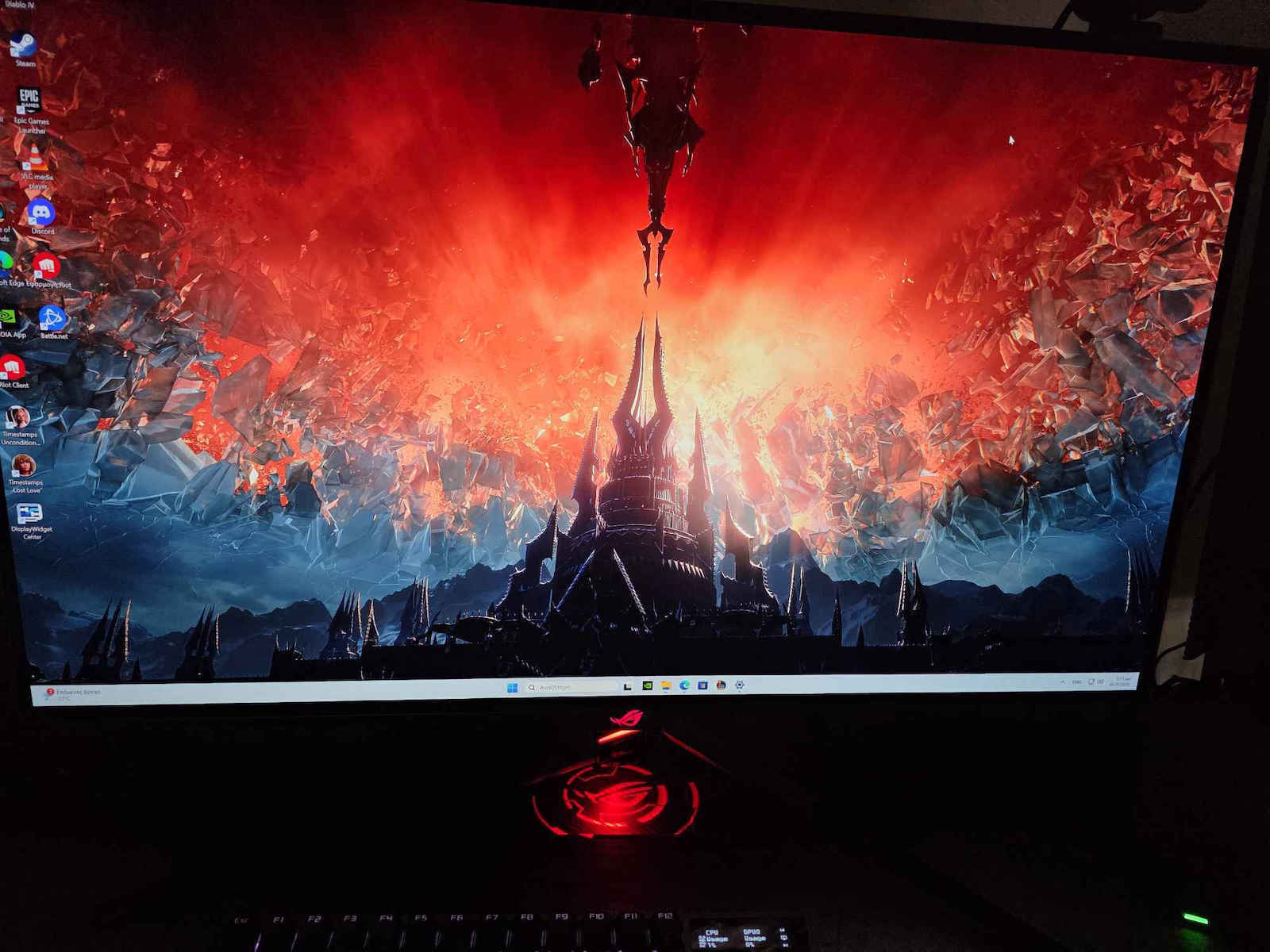 Asus ROG Swift PG32UCDP OLED HDR Monitor 32" 4K 3840x2160 240Hz με Χρόνο Απόκρισης 0.03ms GTG