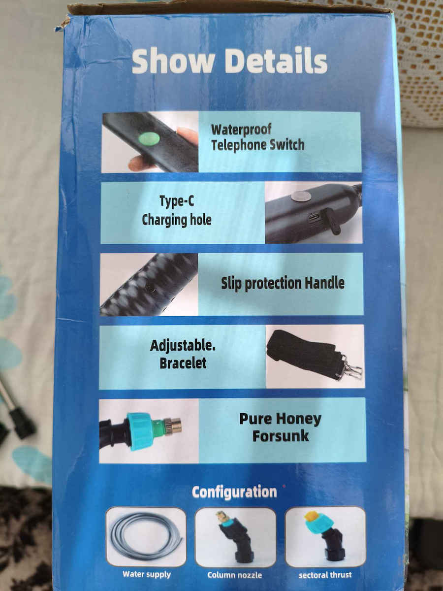 Sprüher Elektrisch mit Kapazität 5Es