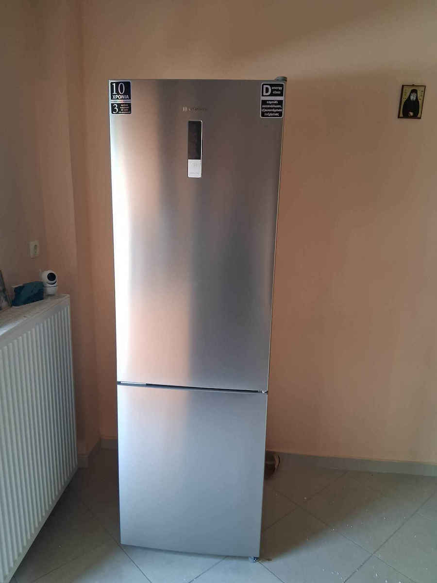 Morris Ψυγειοκαταψύκτης 310lt Total NoFrost Υ188xΠ59.5xΒ63εκ. Inox T73314DBN