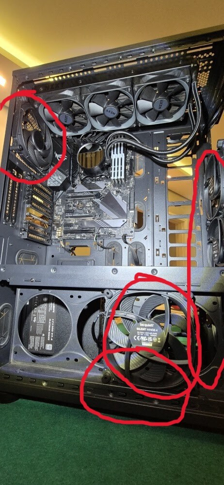 Be Quiet Silent Wings 4 High Speed Case Fan 140mm (1900rpm / 78.4cfm) Without LED Lighting And 4-Pin PWM Connection