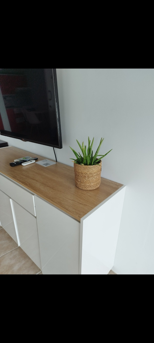Homcom Moderner Küchenbuffet 3 Schubladenschränke Verstellbare Regale 140x40x75 cm Weiß 83b-196v80wt