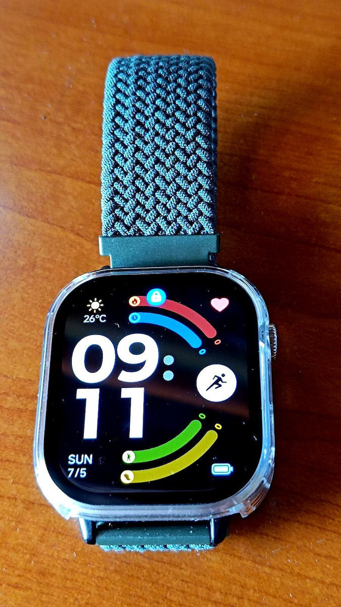 Xiaomi Redmi Watch 6 NFC Aluminium 46mm με Παλμογράφο (Silver Gray)