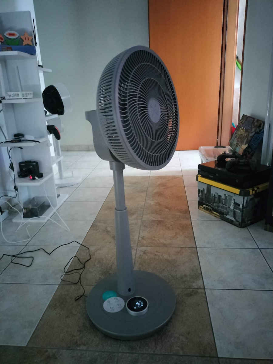 Duux DXCF27 Ventilator Sockel 19W Lüfterdurchmesser 34cm mit Fernbedienung Graues
