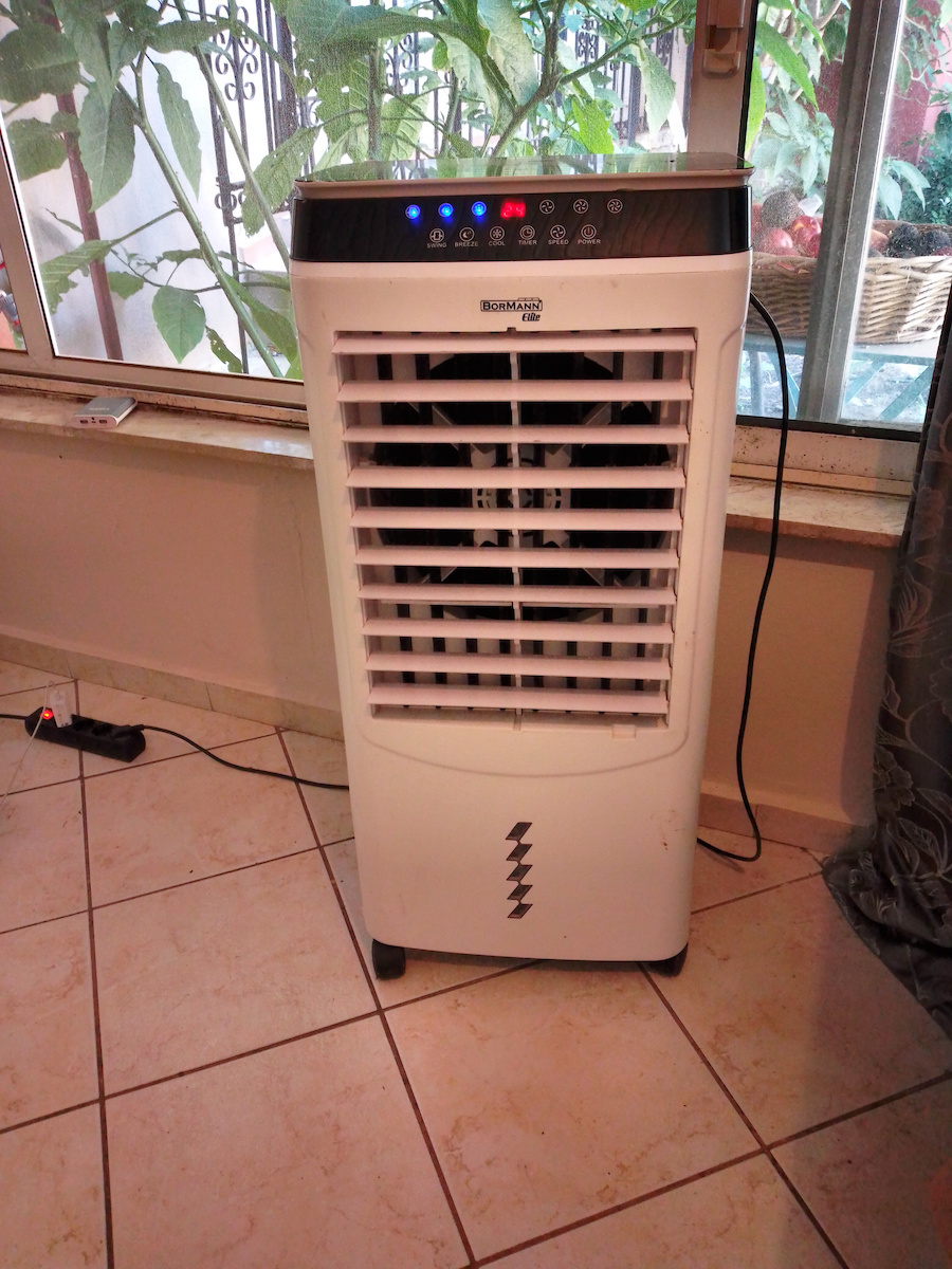 Bormann BFN5620 Luftkühler 120W mit Fernbedienung Schwarze