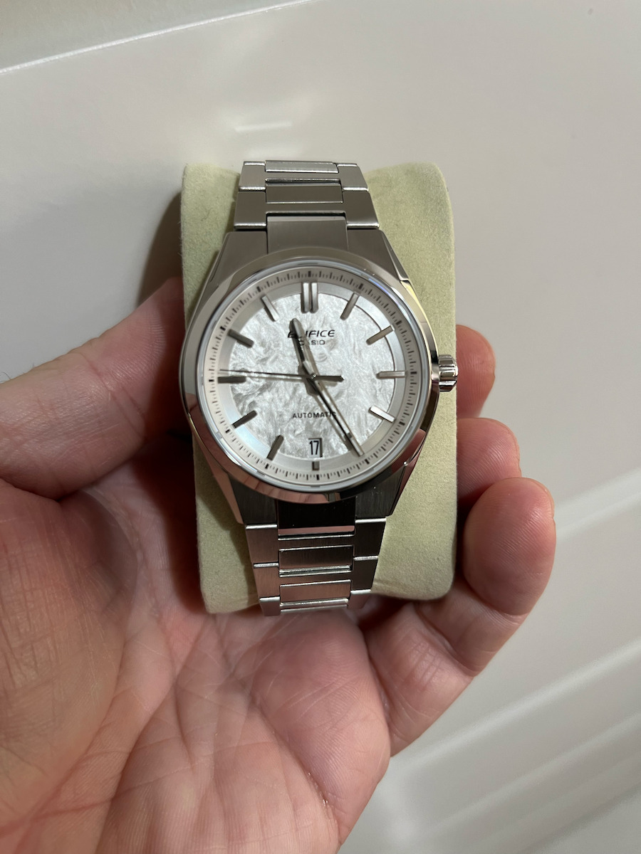 Casio Ceas Barbatesc Automat cu Brățară din Metal Argintie