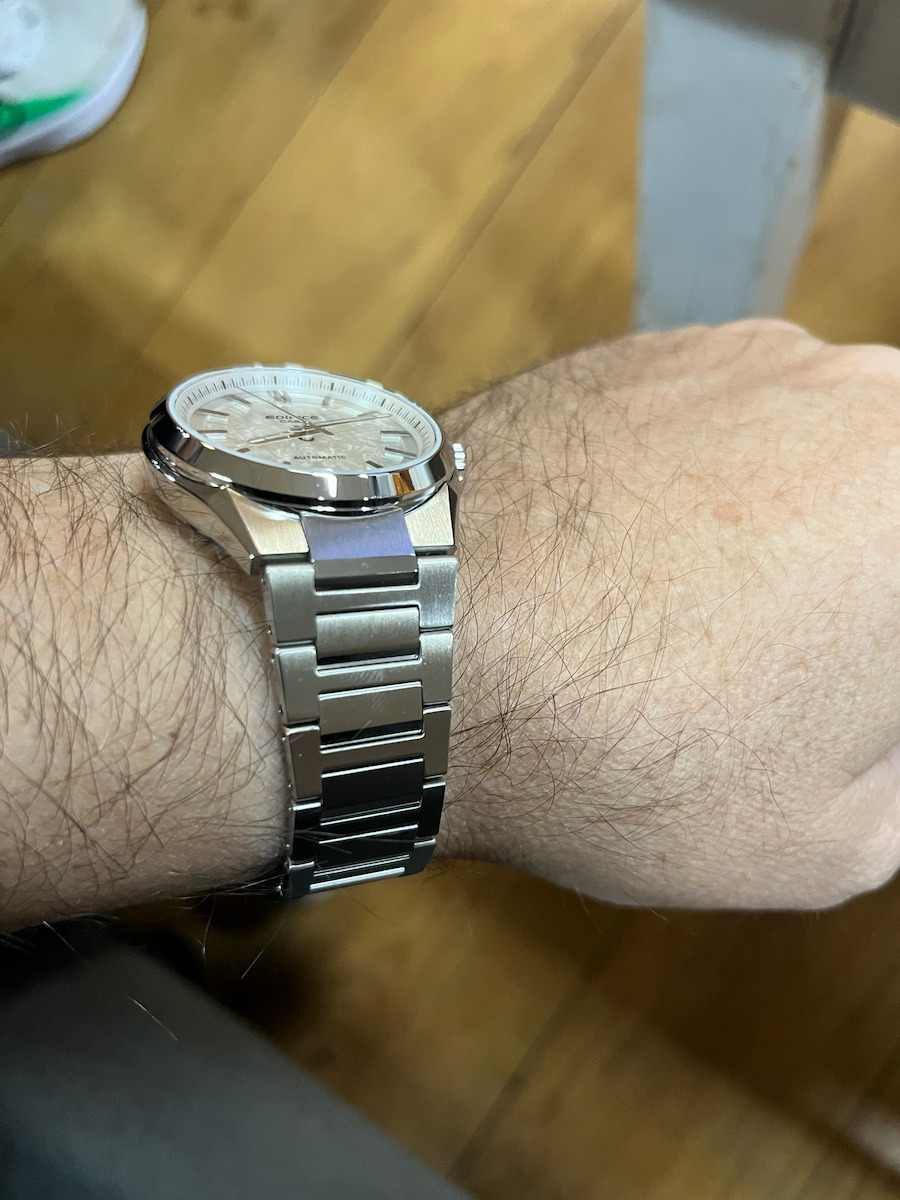 Casio Ceas Barbatesc Automat cu Brățară din Metal Argintie