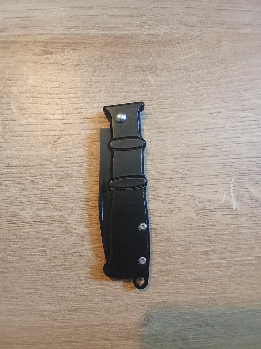 GeHock Pocket Knife Keychain Black