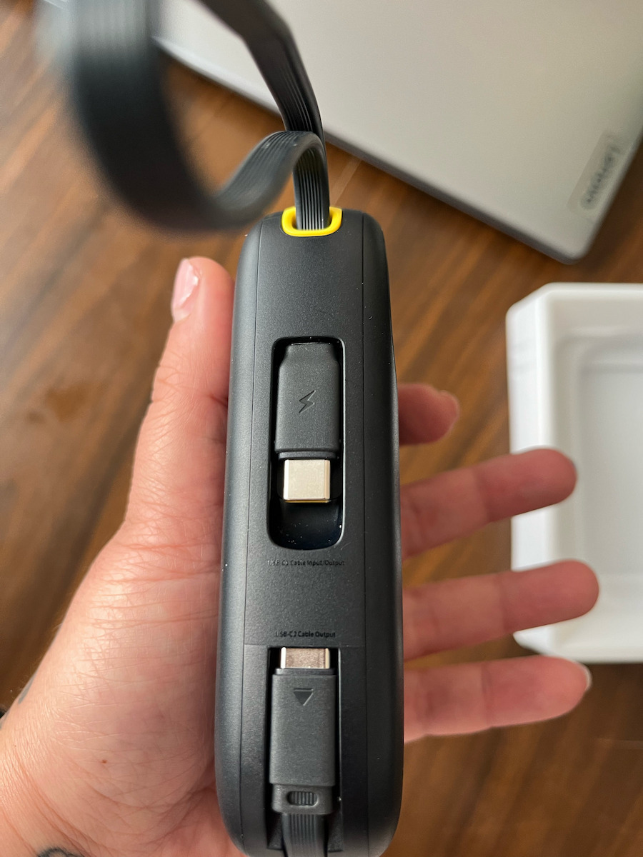 Baseus EnerFill FC31 QPow3 Power Bank 20000mAh 45W with USB-A Port and USB-C Port White