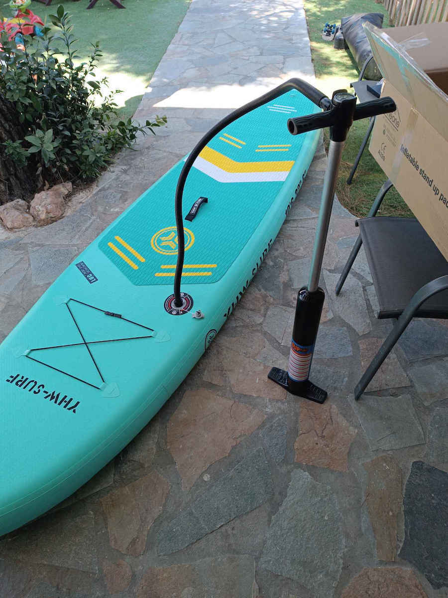 Homeone Aufblasbar SUP Board mit Länge 3.2m Weiß