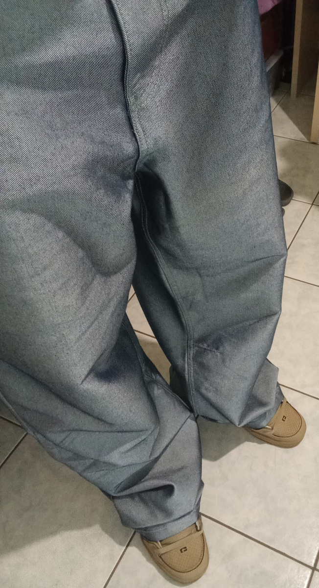 Men's Jeans Pants with Relaxed Baggy Fit Grey