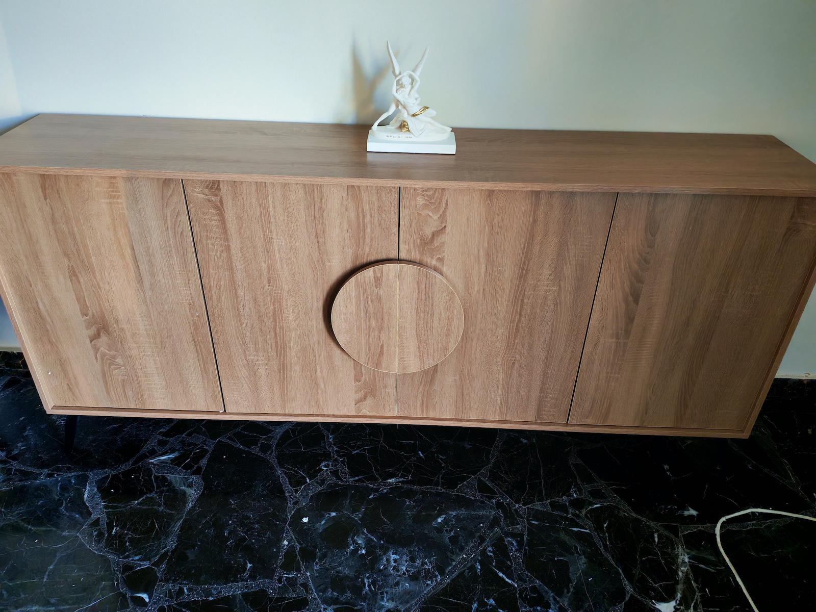 Μπουφές Savore από Ξύλο & Μέταλλο Μαυρα 180x35.5x82cm