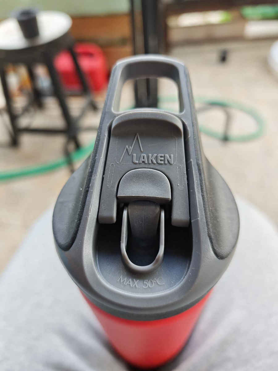 Laken Jannu Thermo Ανακυκλώσιμο Μπουκάλι Θερμός Ανοξείδωτο BPA Free 500ml Μαύρο με Επιστόμιο