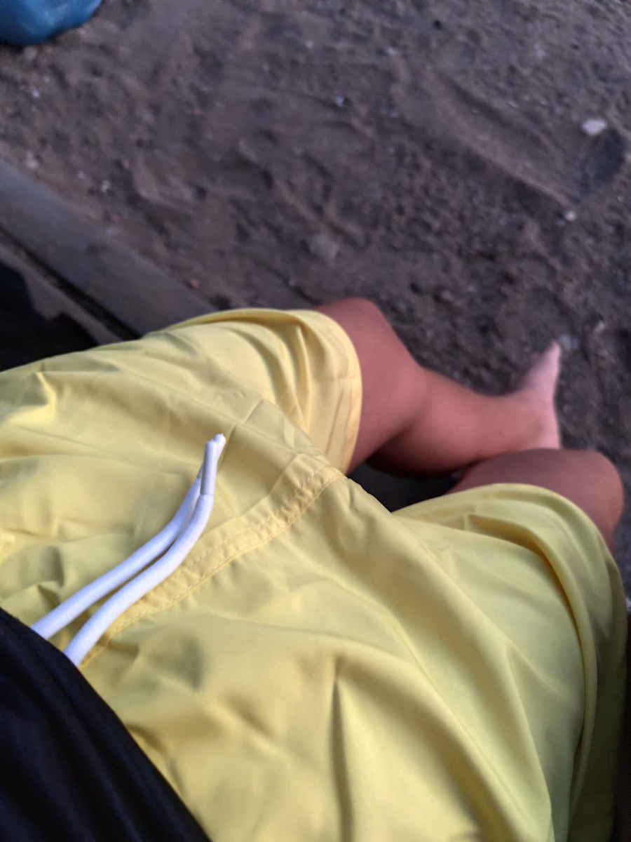 Herren Badebekleidung Shorts Yellow