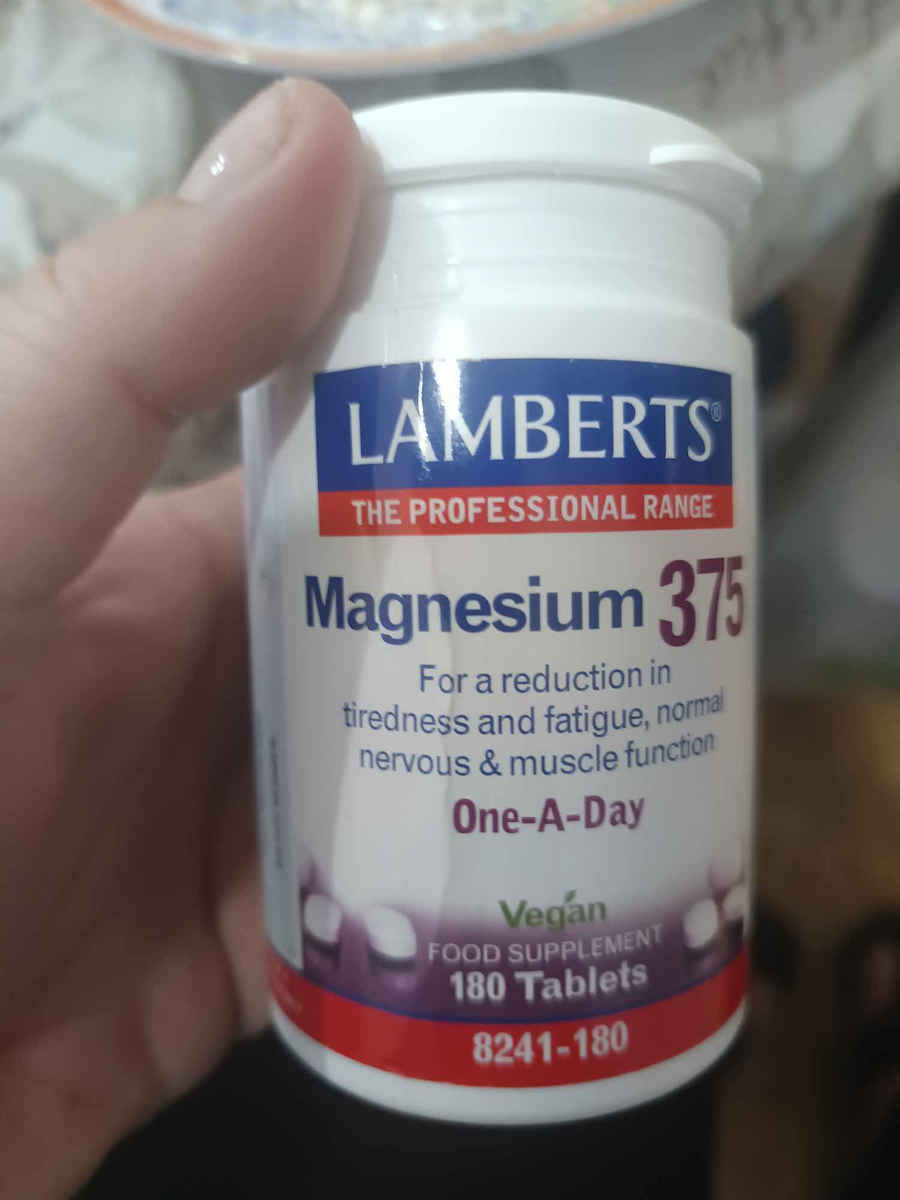 Lamberts Magnesium 375 375mg 180 ταμπλέτες