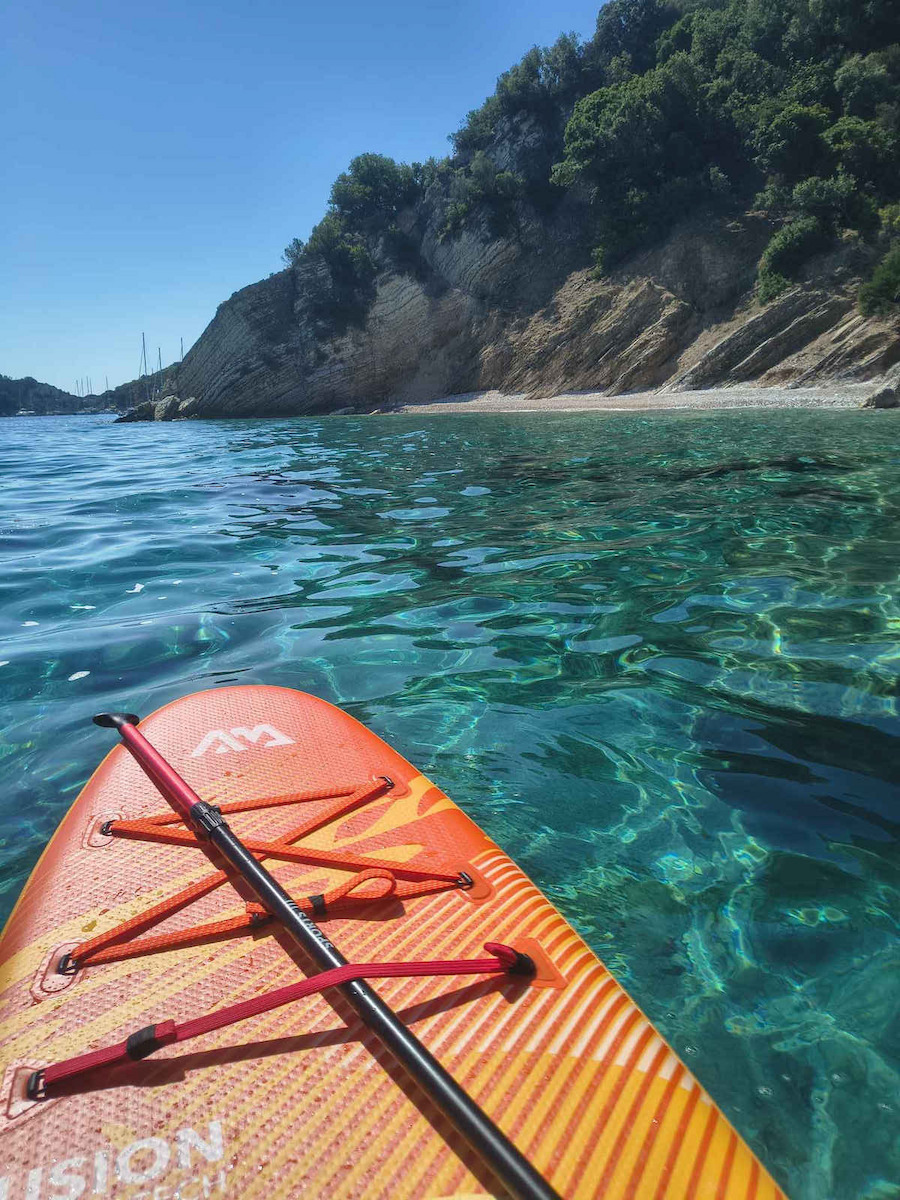 Aqua Marina Fusion Inflatable SUP Board with Length 3.3m Orange