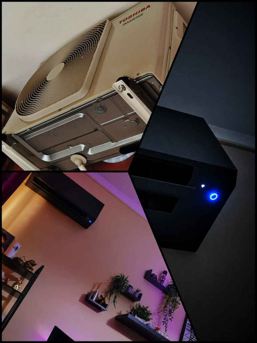 Toshiba Edge Aparate De Aer Condiționat Inverter 22000 BTU A++/A++ Cu WiFi Și Funcționare Silențioasă Negru