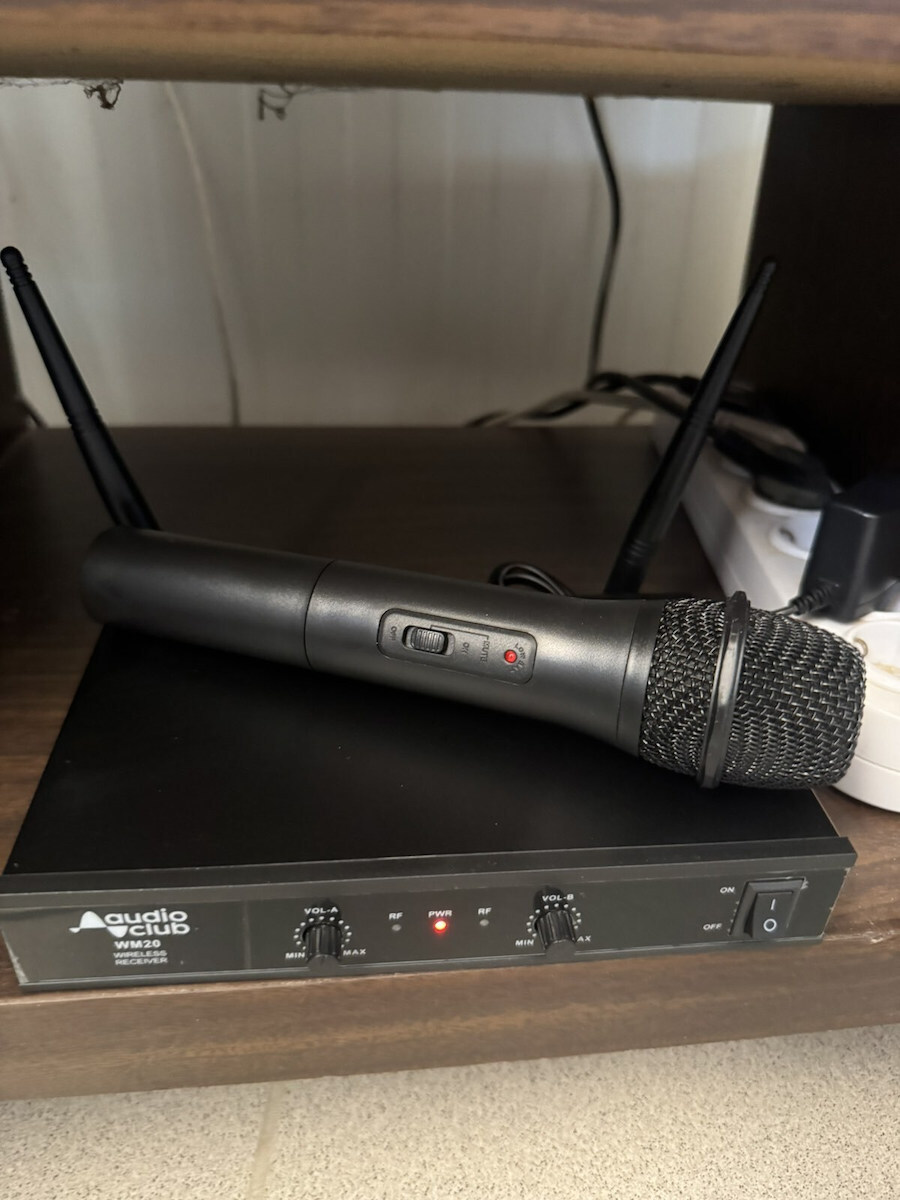 Audio Club WM20 Set Drahtlos Mikrofon Handgemacht