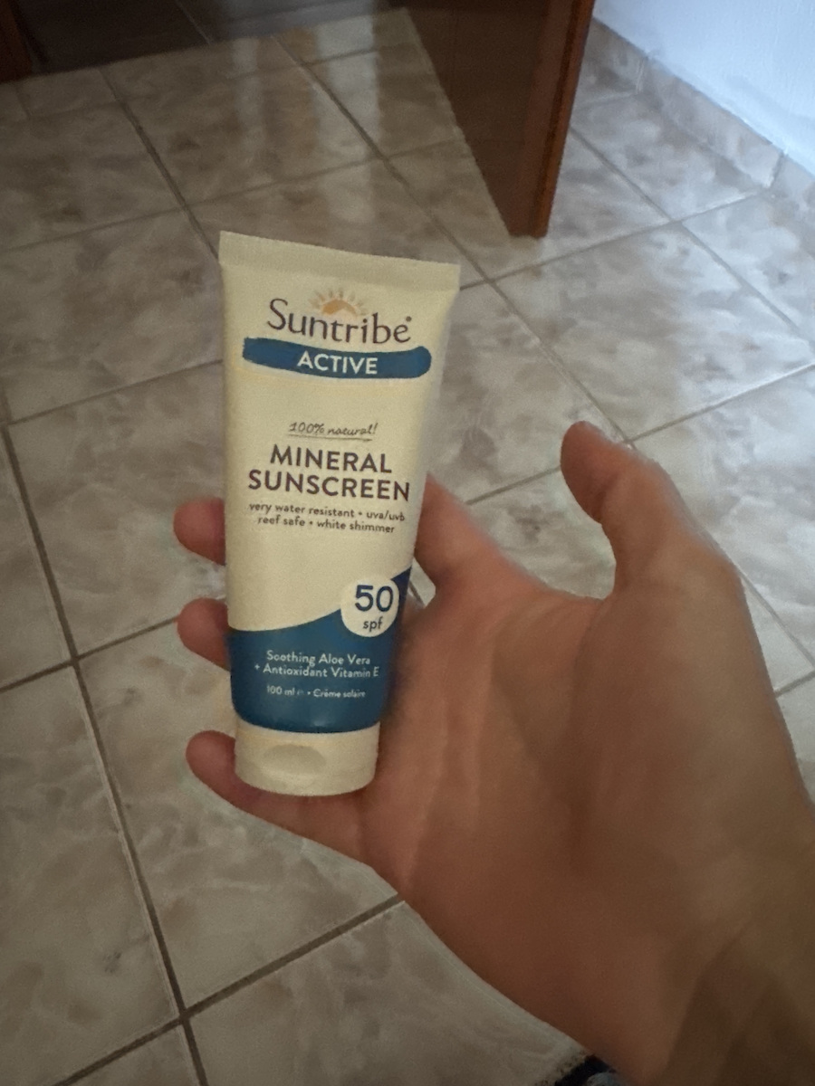 Suntribe 100% Natural Mineral Waterproof Face & Body Sunscreen Cream SPF50 100ml