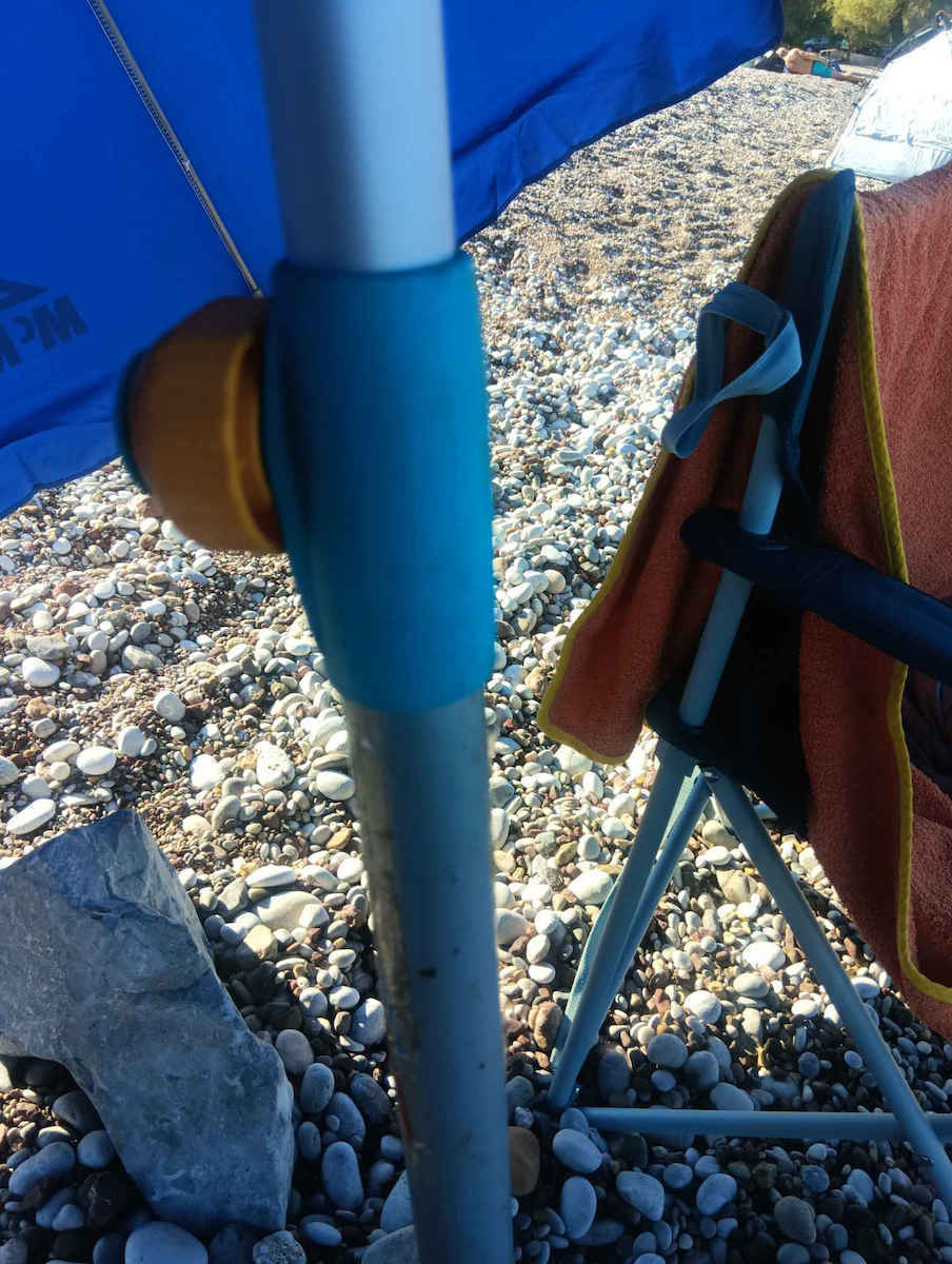 Golden Fleece Impact Pole Metal 28-29mm Gray