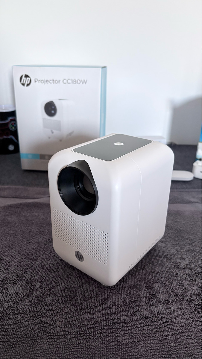 HP CC180W Projector LCD HD Λάμπας LED με Wi-Fi και Ενσωματωμένα Ηχεία