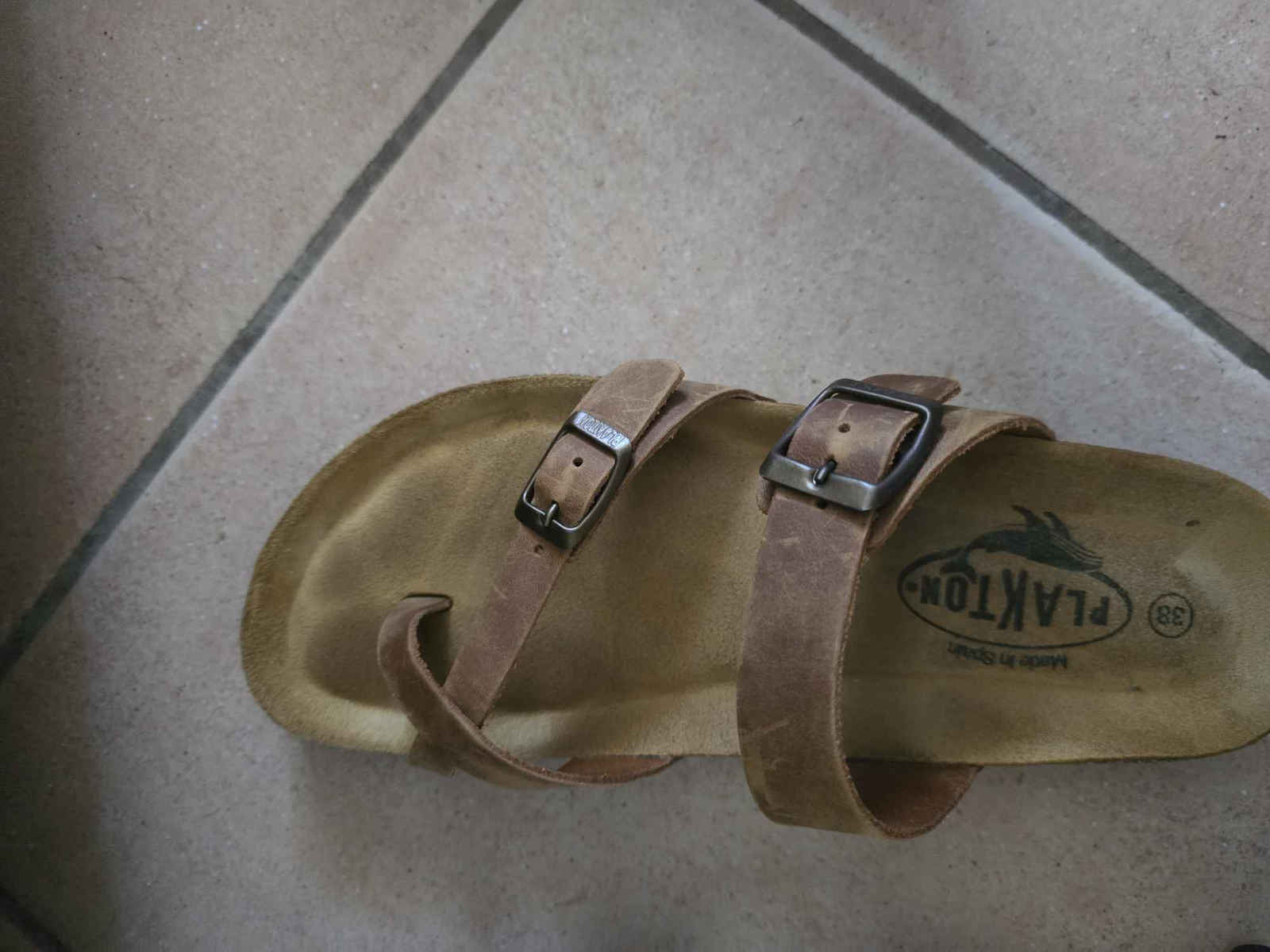 Bombay Sandale Casual Damă Anatomice Din Piele Roble