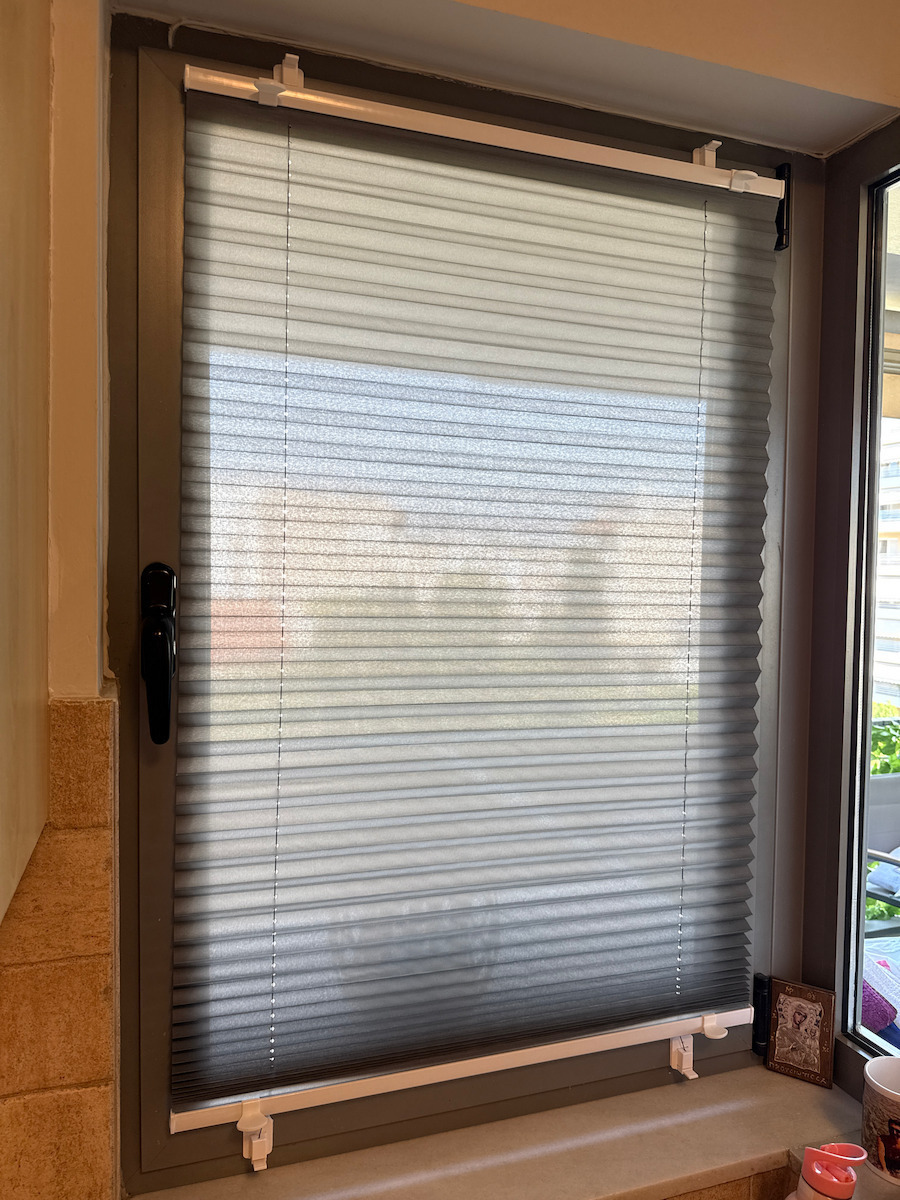 vidaXL Shade Blind Fabric in Gray Color L95xH100cm