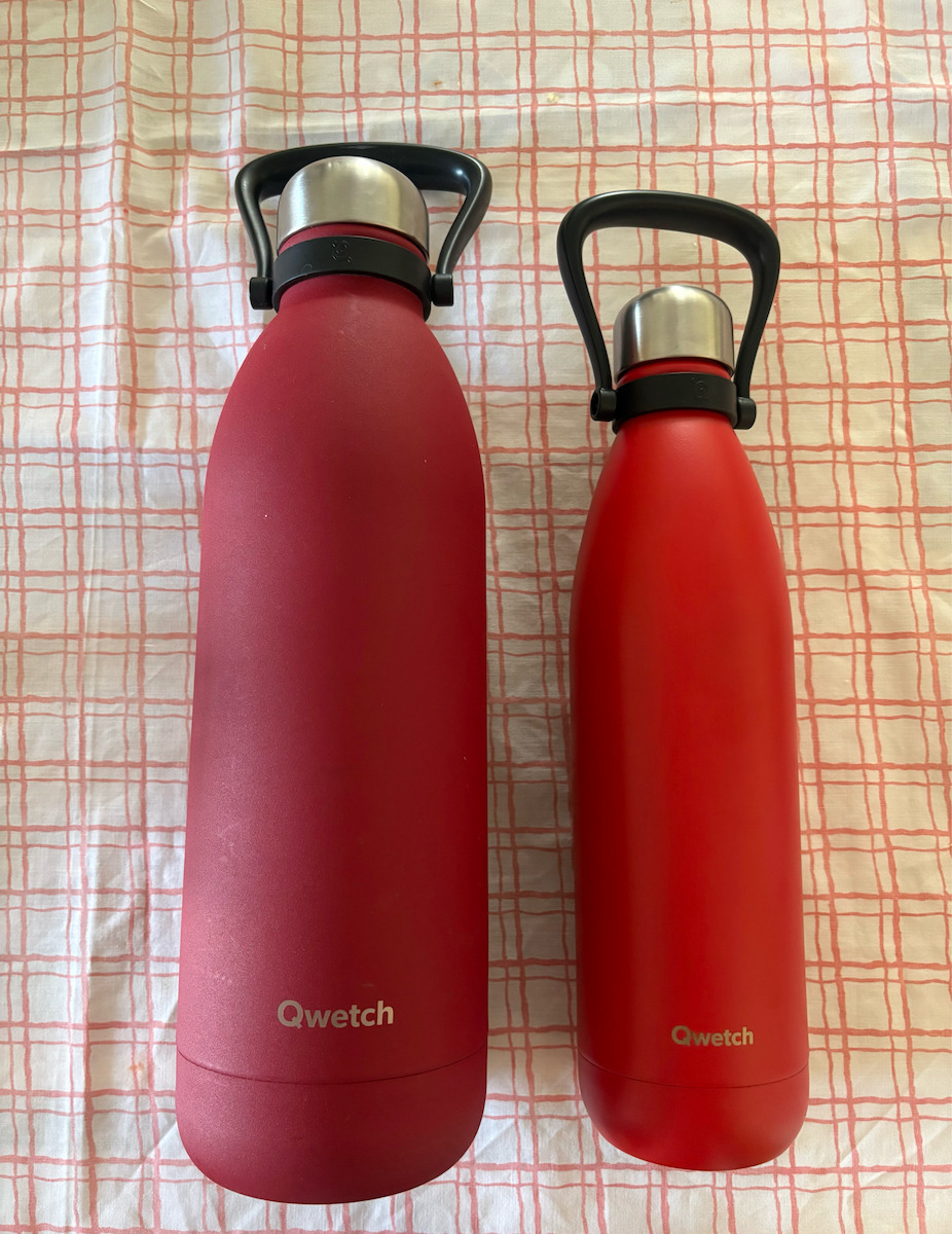 Qwetch Stainless Steel Thermos Bottle BPA Free 750ml Red