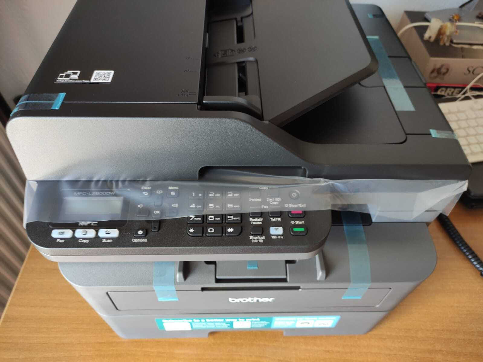 Brother Ασπρόμαυρο Πολυμηχάνημα Laser με WiFi και Mobile Print MFC-L2800DWRE1