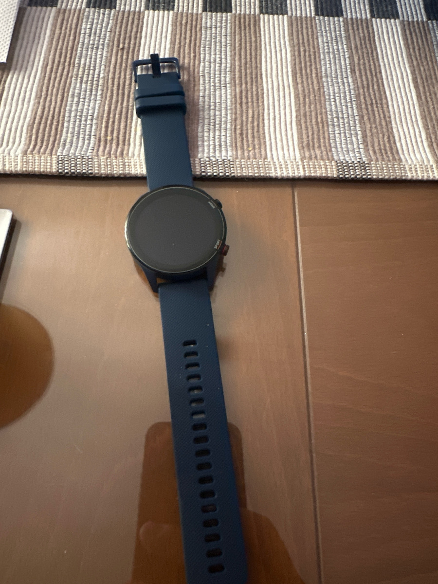 Rhombus Pattern Armband Silikon Midnight Blue (Mi Uhr)