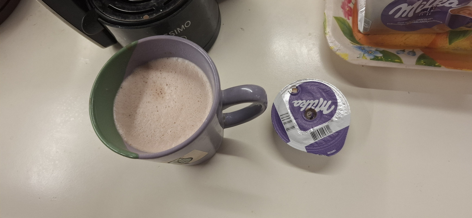 Tassimo Capsules Chocolate Milka Compatible with Machine Tassimo 8caps,tobolek