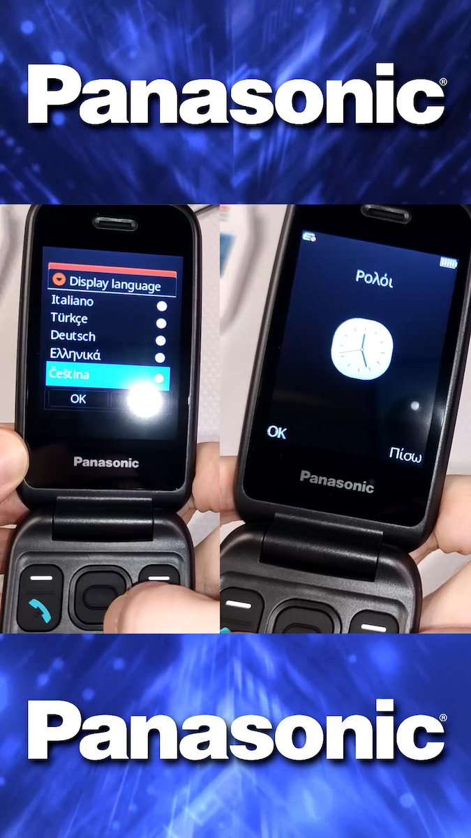 Panasonic KX-TU550 Single SIM Telefon Mobil Rezistent Albastru