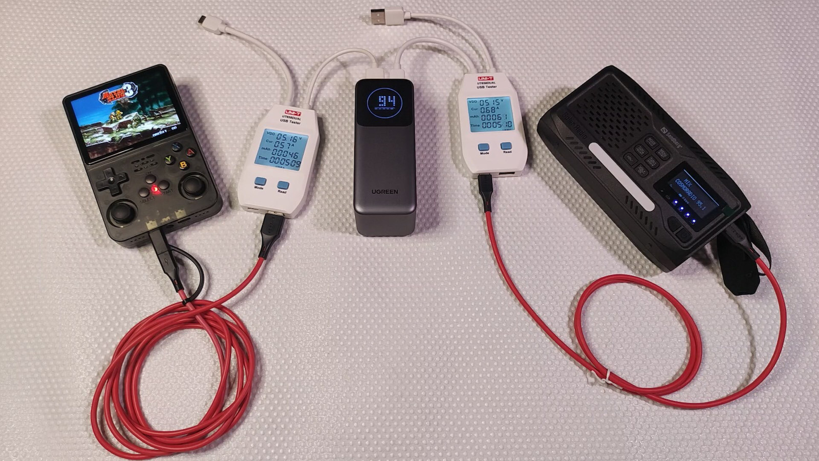 Ugreen PB724 Power Bank 12000mAh 100W με Θύρα USB-A και Θύρα USB-C Power Delivery / Quick Charge / PPS Γκρι