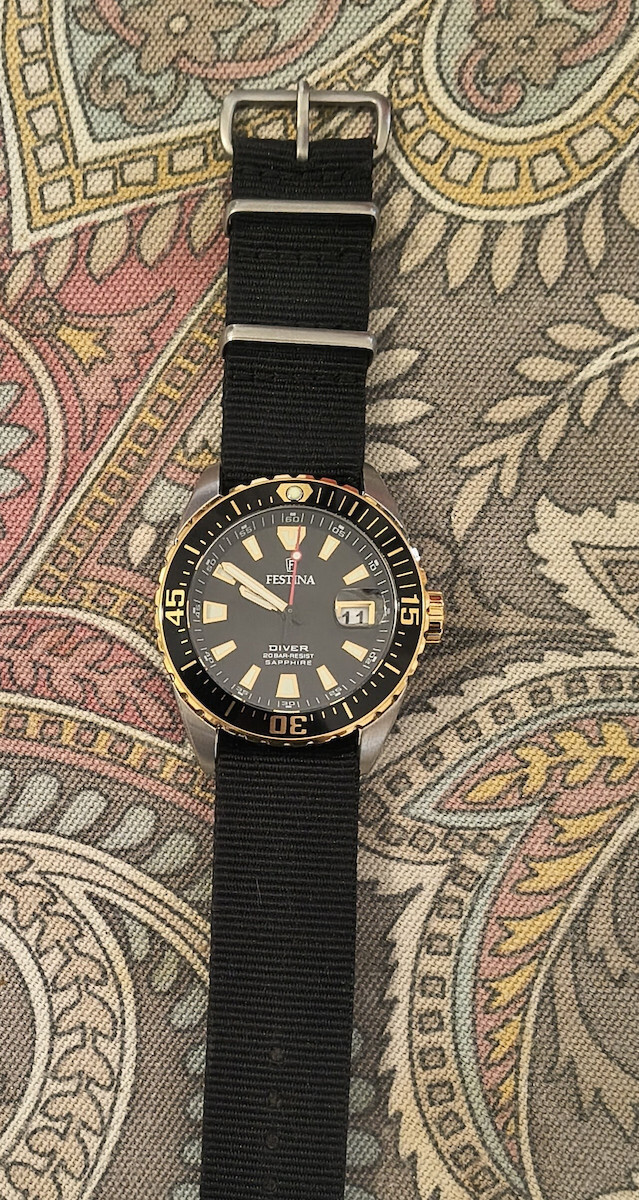 Festina Ceas Barbat cu Baterie si Brățară din Metal Argintie