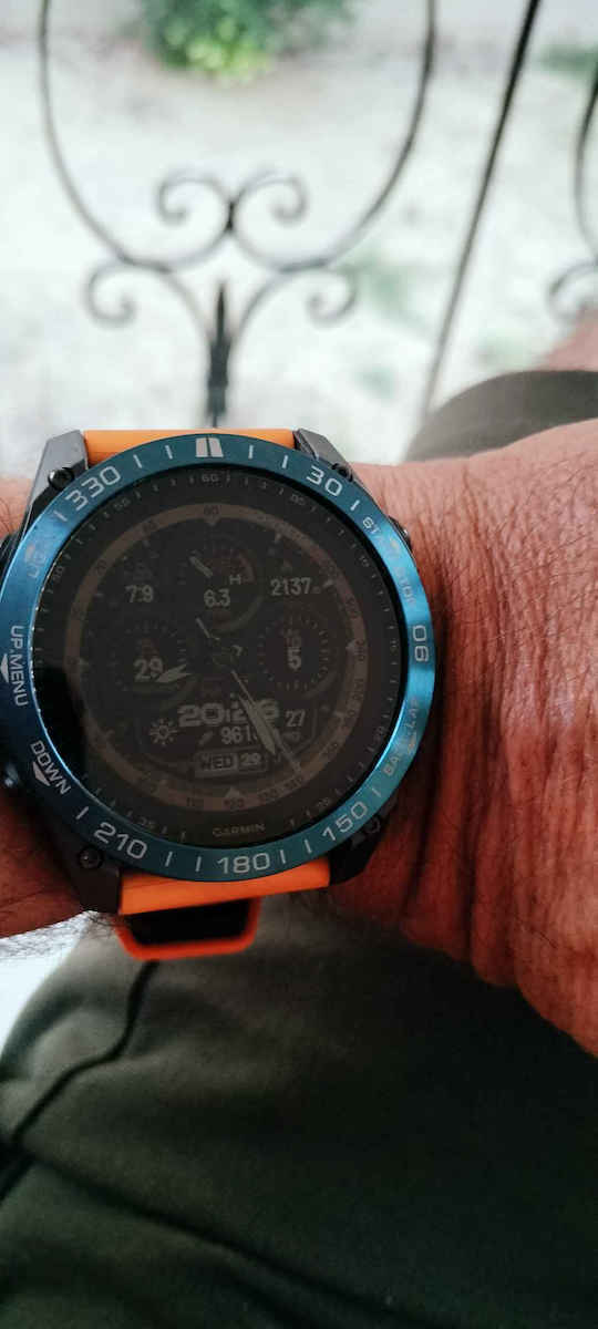 Bezel Ring Garmin Fenix 8 51mm Blue