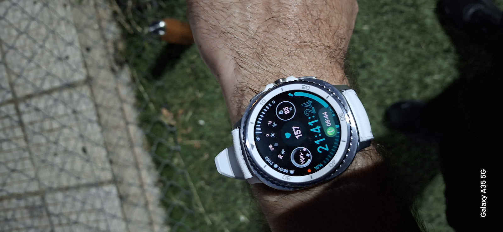 Samsung Galaxy Watch8 Classic Stainless Steel 46mm Αδιάβροχο με Παλμογράφο (Μαύρο)