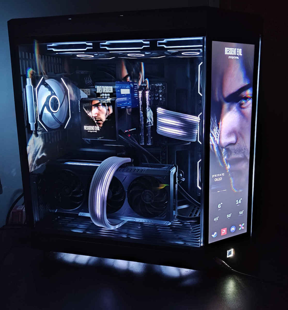 Tryx Panorama SE ARGB 360 Water Cooling System AIO CPU With 3 120mm Fans White