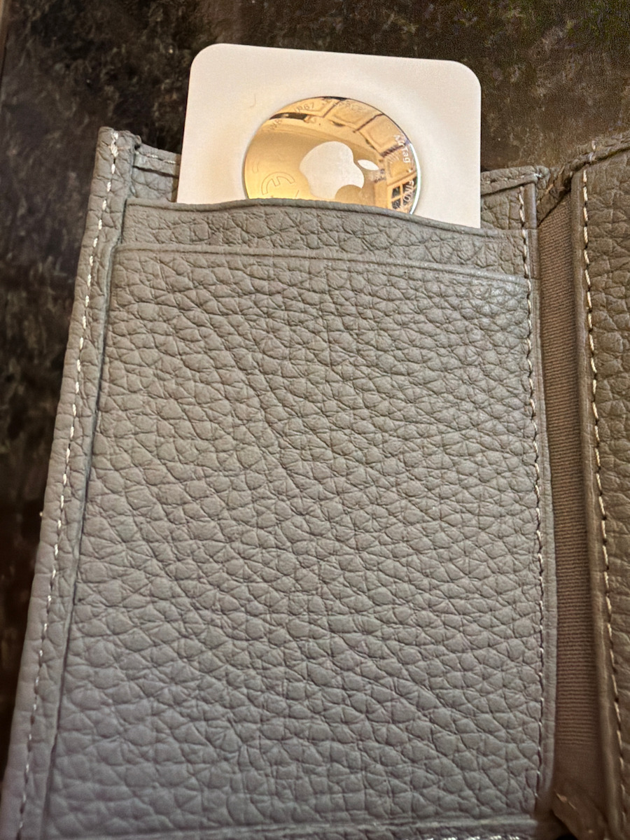 Mobile Origin Wallet Card Калъф за AirTag в Бял цвят