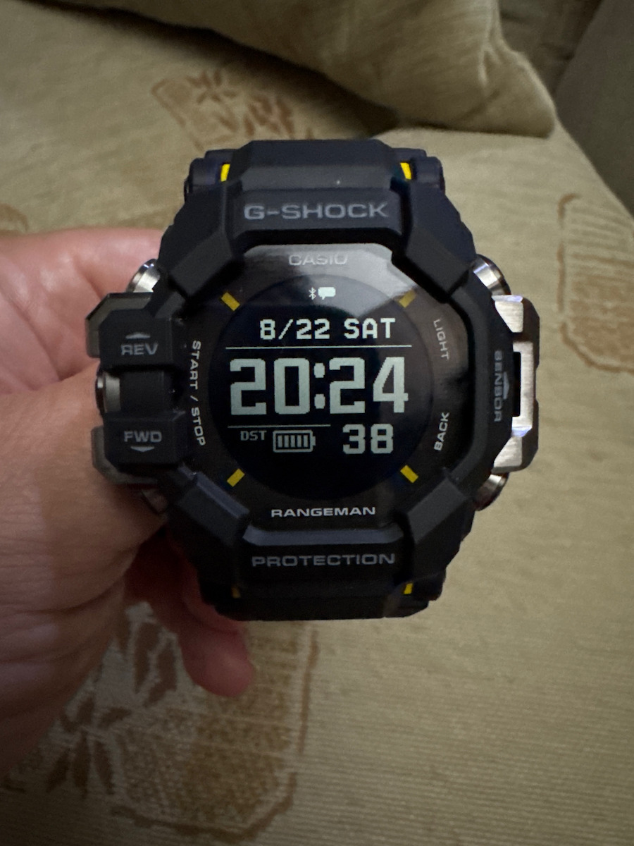 G-shock Дигитален Мъжки Часовник 53.2mm Хронограф На Батерия С Жълт Каучуков Каишка