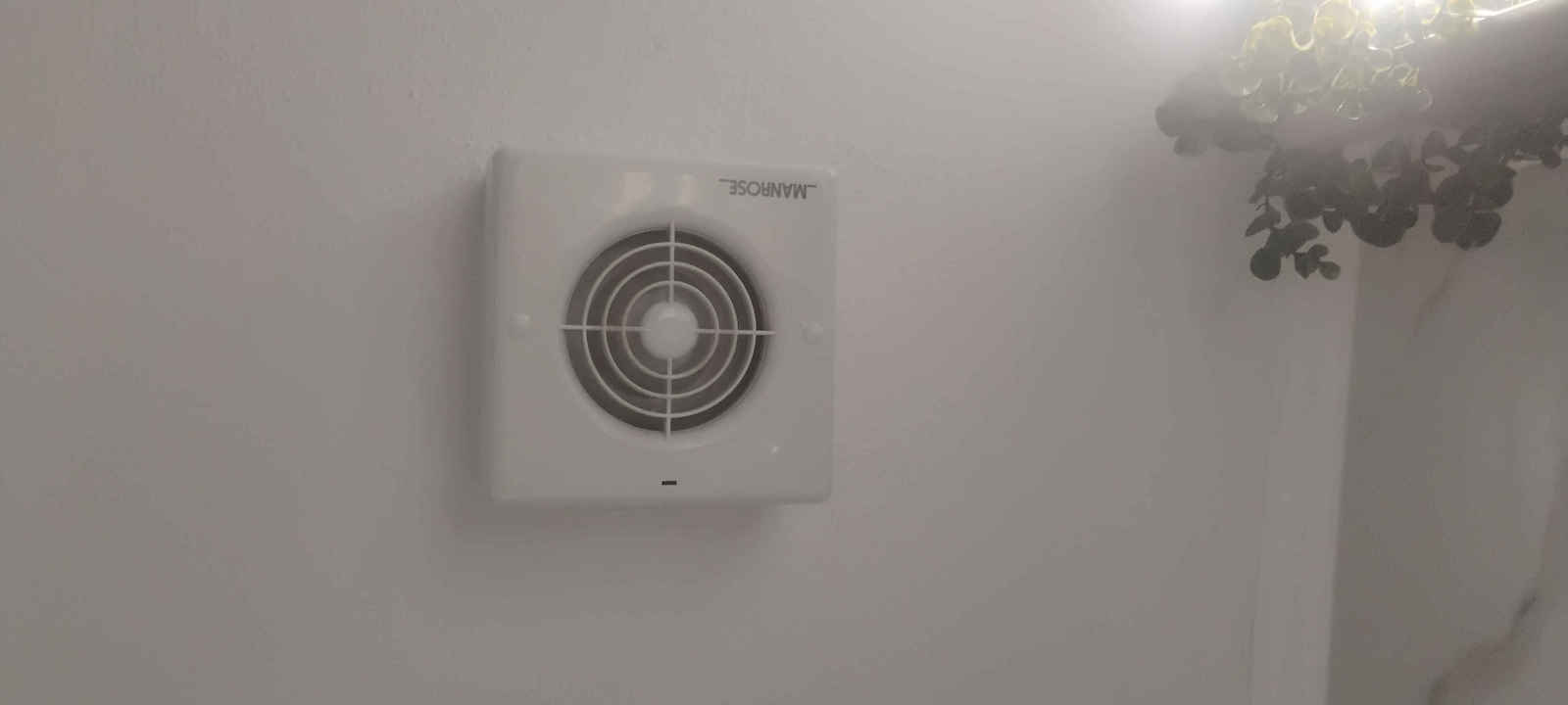 Manrose CF/100S Ventilator de Baie 100mm Alb
