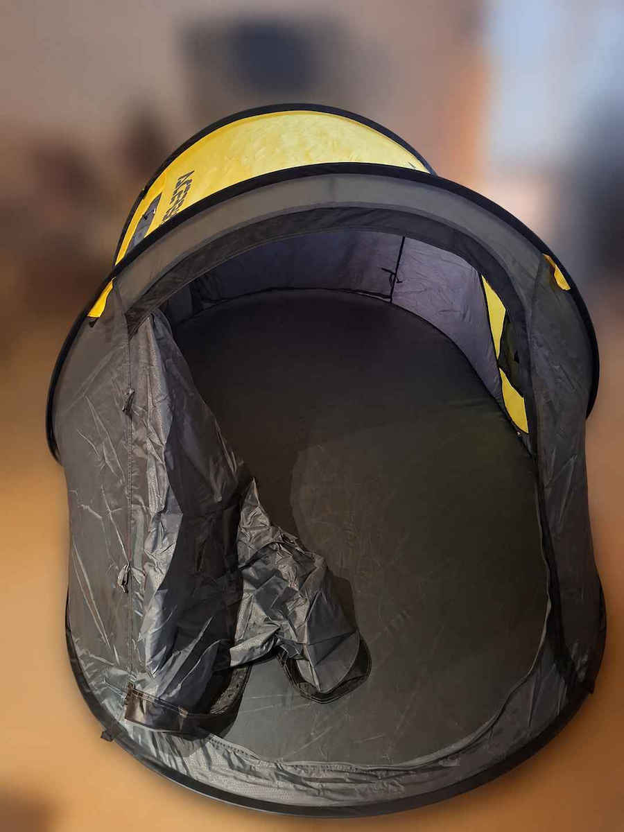 Acerbis Σκηνή Camping Pop Up Γκρι για 2 Άτομα 210x145x100εκ.