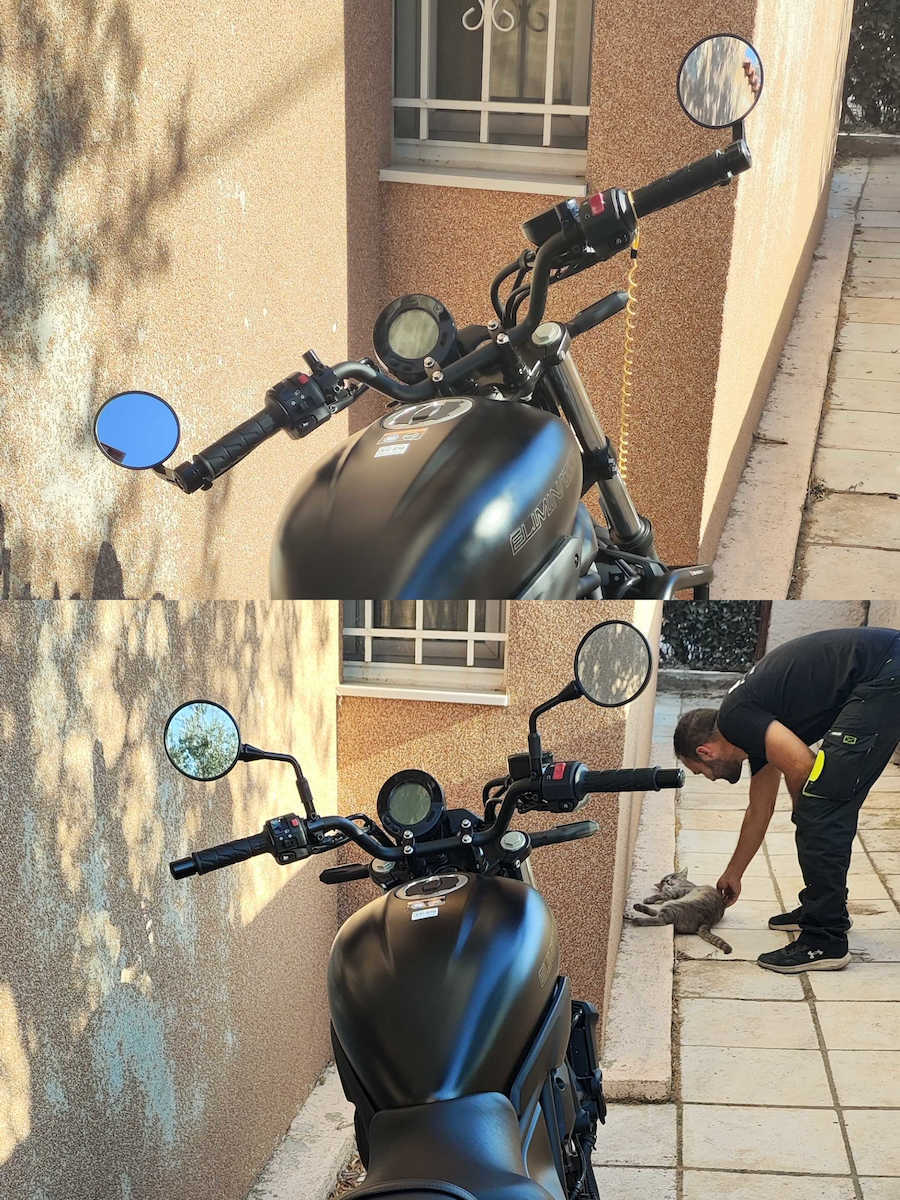 Lampa Oglinzi motocicletă