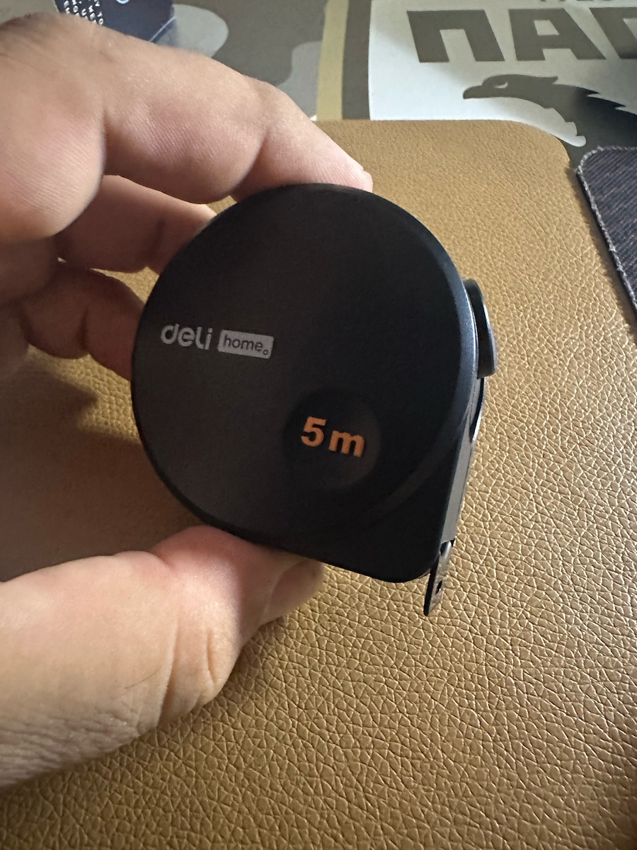 Deli Banda de măsurat cu resetare automată 19mm x 5m