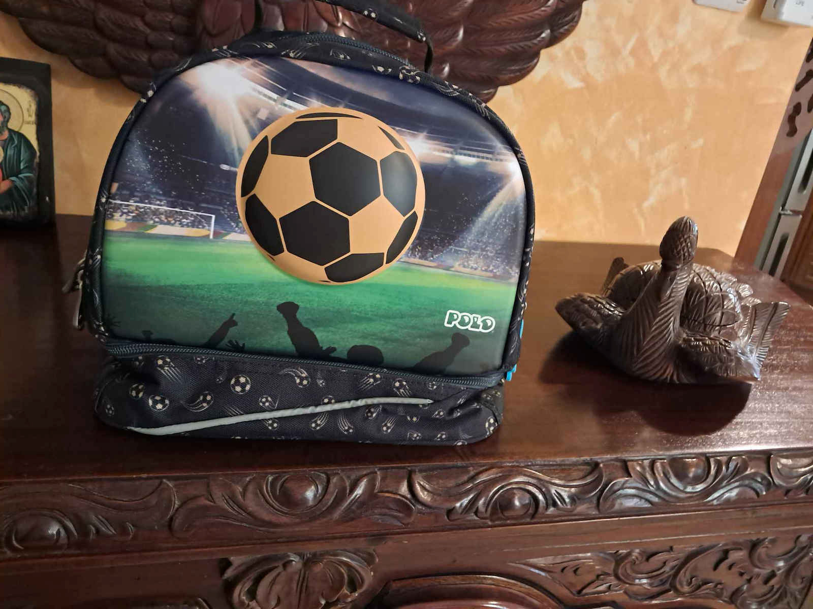 Polo Kinder Spaß II Schulische Isolierte Imbiss-Tasche Futter 6lt Flieder Einhörner 26x15x24cm