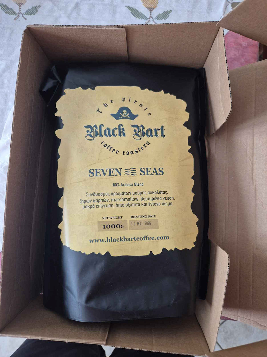 Black Bart Coffee Espresso Kaffee Seven Seas Bohnen 1x250gr