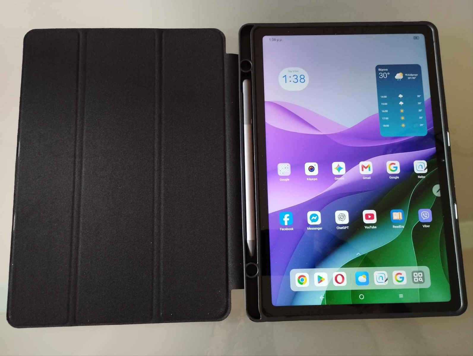 Tech-Protect Флип капак Черен (Lenovo Idea Tab 11.0 TB-336) TPSCPLENT11