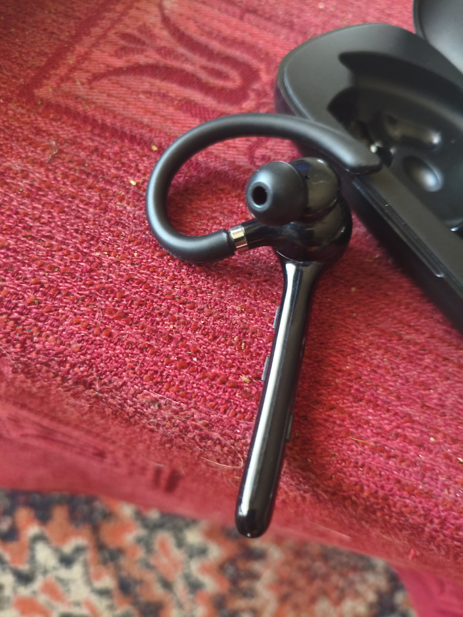 Techsuit G7 In-ear Bluetooth Handsfree Ακουστικό με Θήκη Φόρτισης Μαύρο