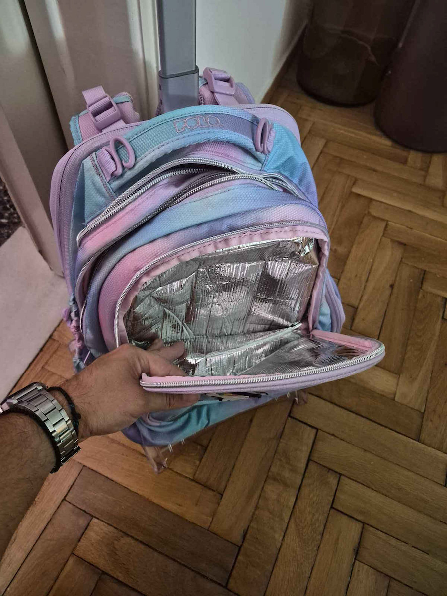 Polo Freely Ученическа раница тип куфар за основно Розова 25 л 31 x 18 x 44 см 2026
