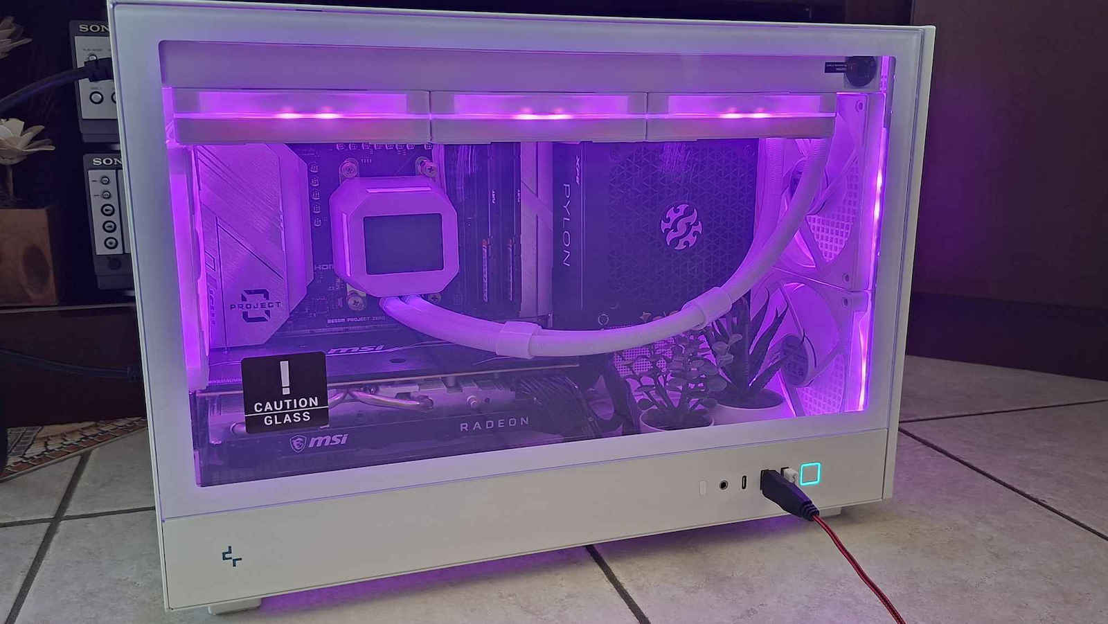 Deepcool LM360 Wasserkühlung AIO CPU mit 3 Lüfterabmessungen 120mm und ARGB Beleuchtung Weiße