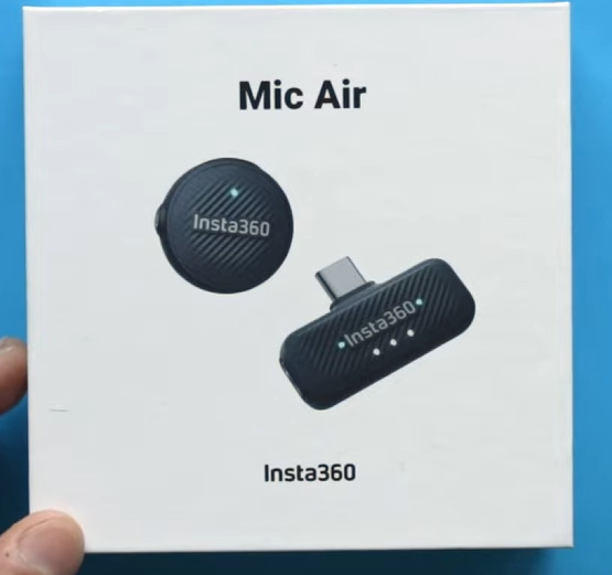 Insta360 Mic Air (1 Transmitter, 1 Receiver) Drahtloses Mikrofon für Mobil