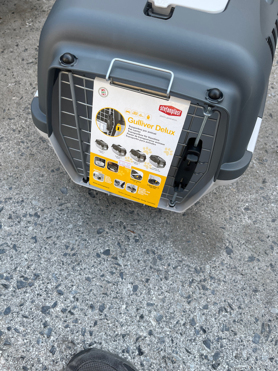 Gulliver Iata Deluxe 3 Dog Transport Cage Gray 60x40x38cm